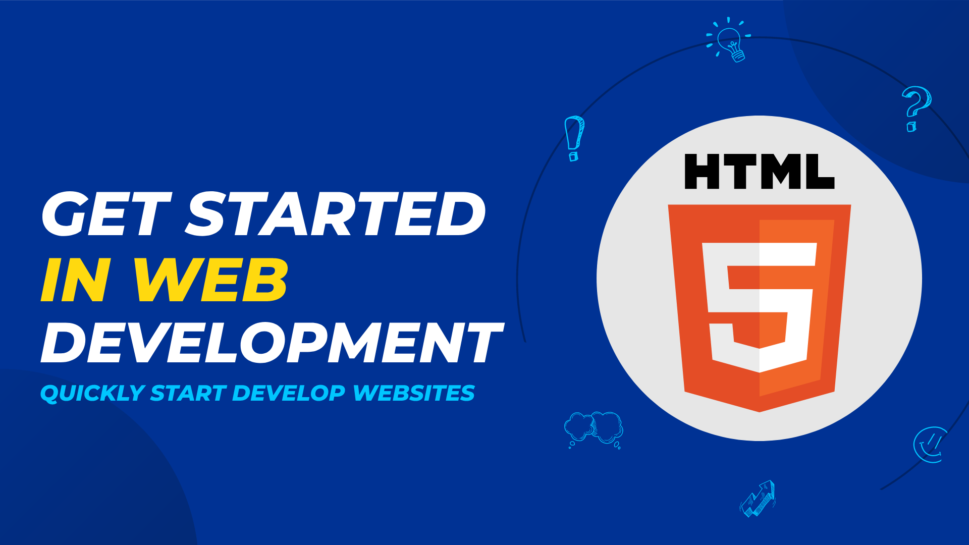 Get Started in Web Development Lesson Image Card